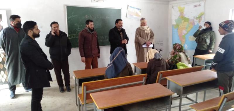 Inspection of school by the officials of CEO Bandipora